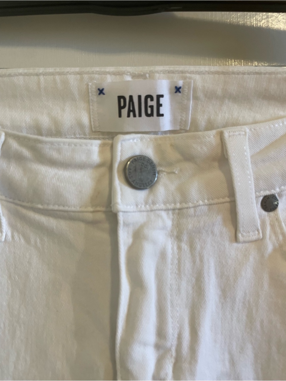 PAIGE White High-Rise Women's Jeans